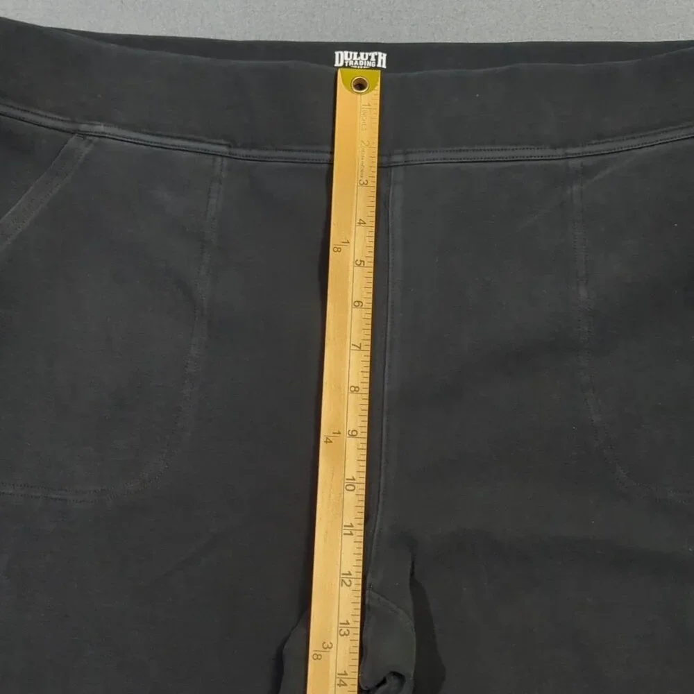 Duluth Trading Co Pants Women's XXL Regular Black NoGA Naturale Cotton Leggings - Picture 6 of 11